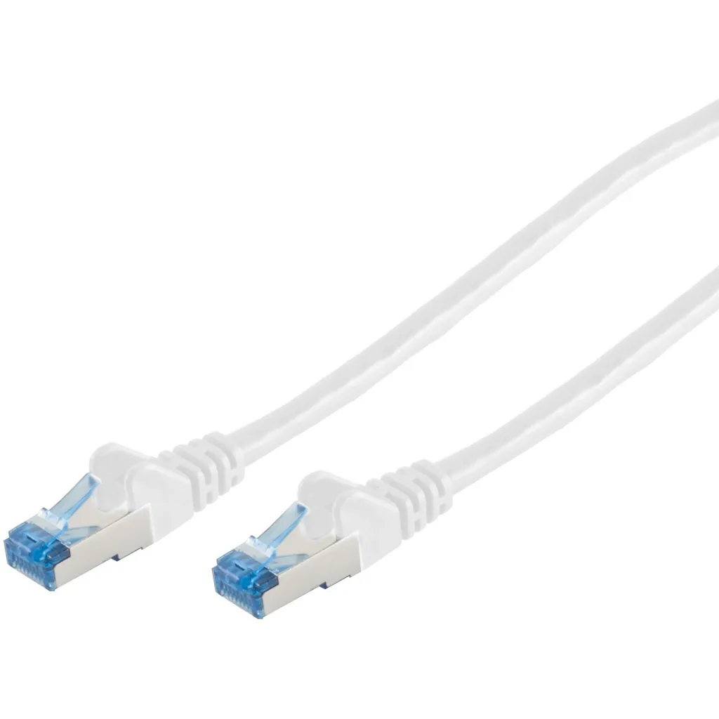 Cavo Patch Cat6A 10m S/FTP Bianco PiMF | Streaming 4K e Gaming Pro