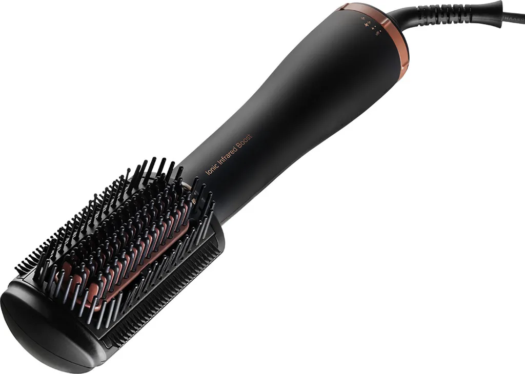 Sèche-cheveux brosse lissante 4-en-1 ELITE IONIC pour brushing parfait