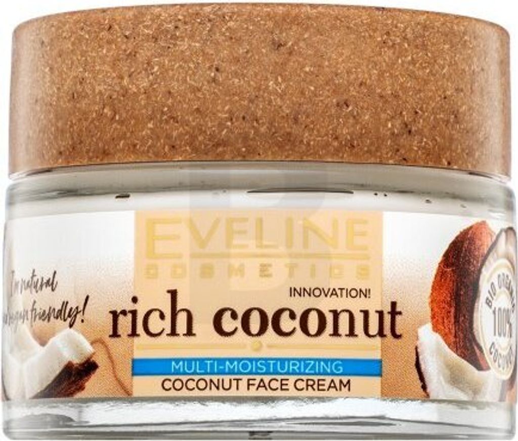 Eveline Rich Coconut Multi-Moisturizing Coconut Face Cream Nährcreme für alle Hauttypen 50 ml