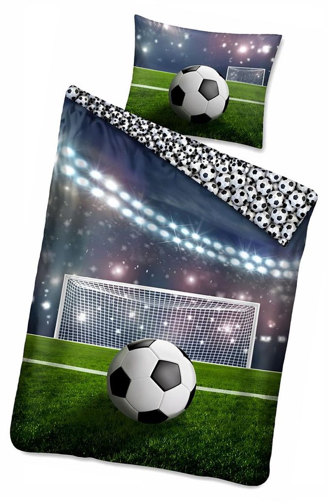 Oboustranné povlečení 140x200 cm - Fotbalový stadion/2 Obrázek produktu 
