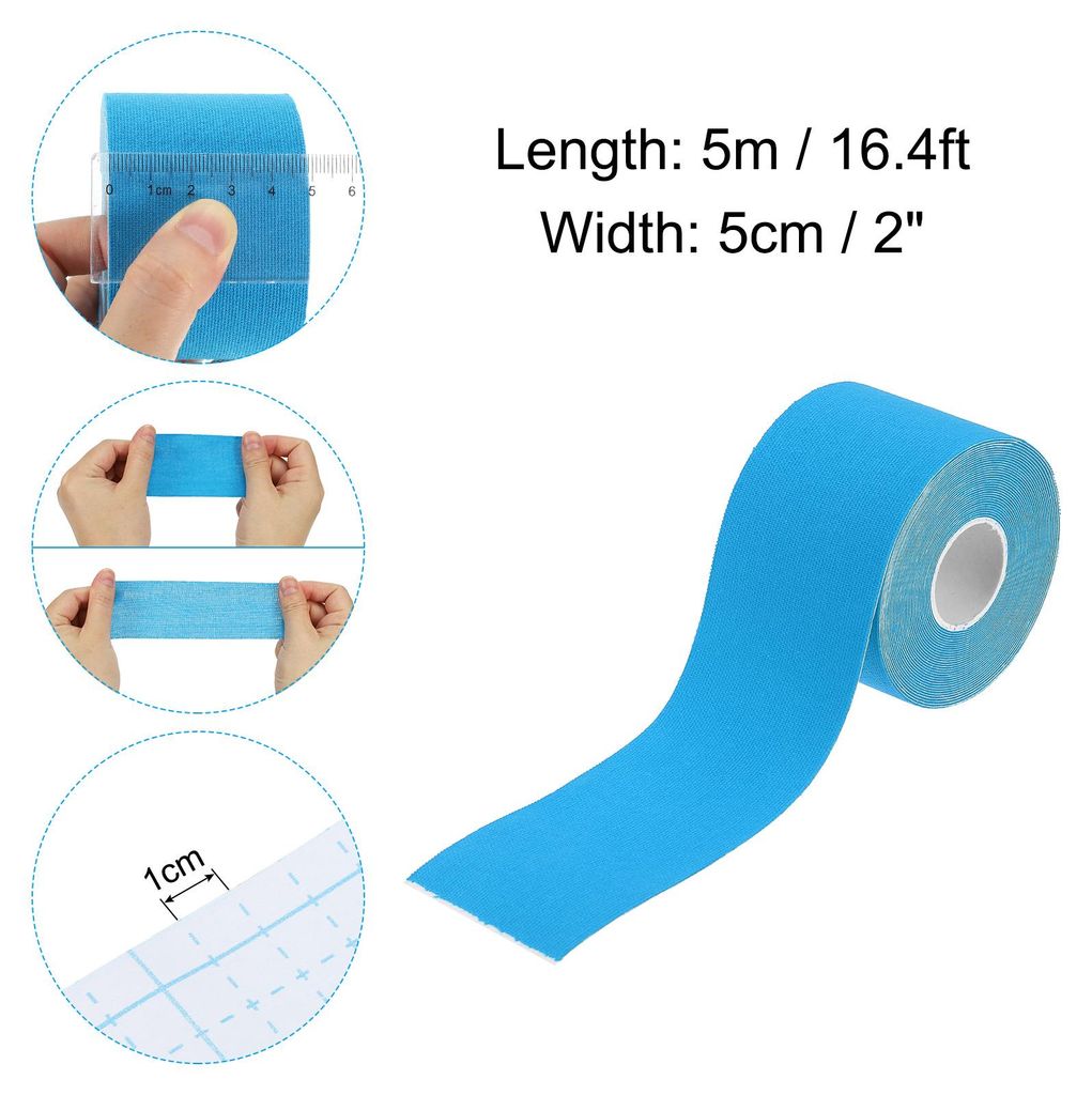 5m x 5cm Schl?ger Tape Sportklebeband Antirutsch Badminton Griffband Selbstklebend Yoga Rig Sport Tape zum Umwickeln fš¹r Badmintongriff Tennissc...