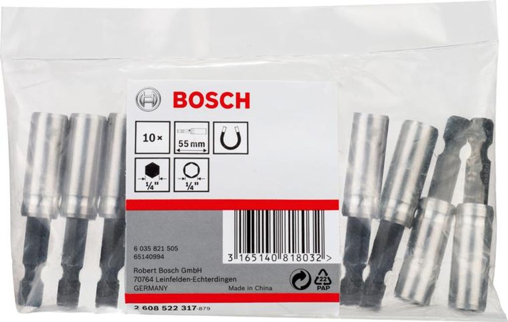 Universalhalter magnetisch, Für Bohrmaschinen/Schrauber, 10 Stück