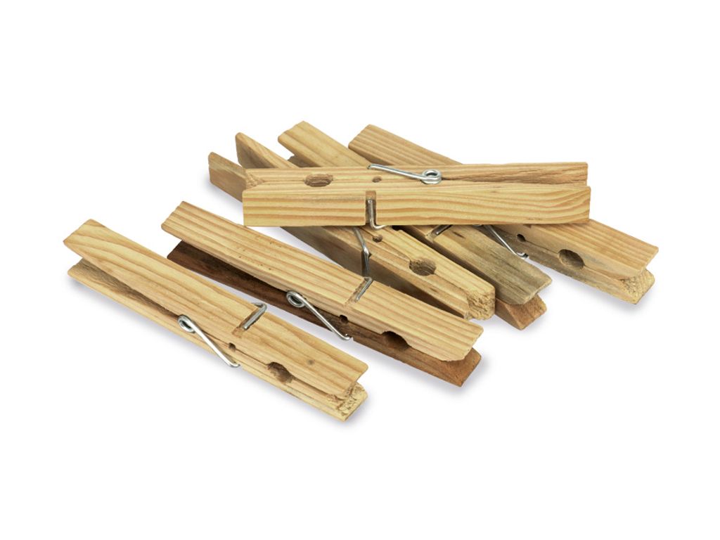 Lifetime Clean Houten Xxl Wasknijpers 20 Stuks