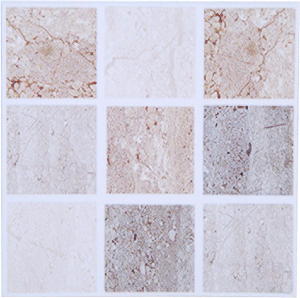 18pcs Mosaik Fliese Transfer Aufkleber Bad Küche DIY Home(10cm*10cm)(004)