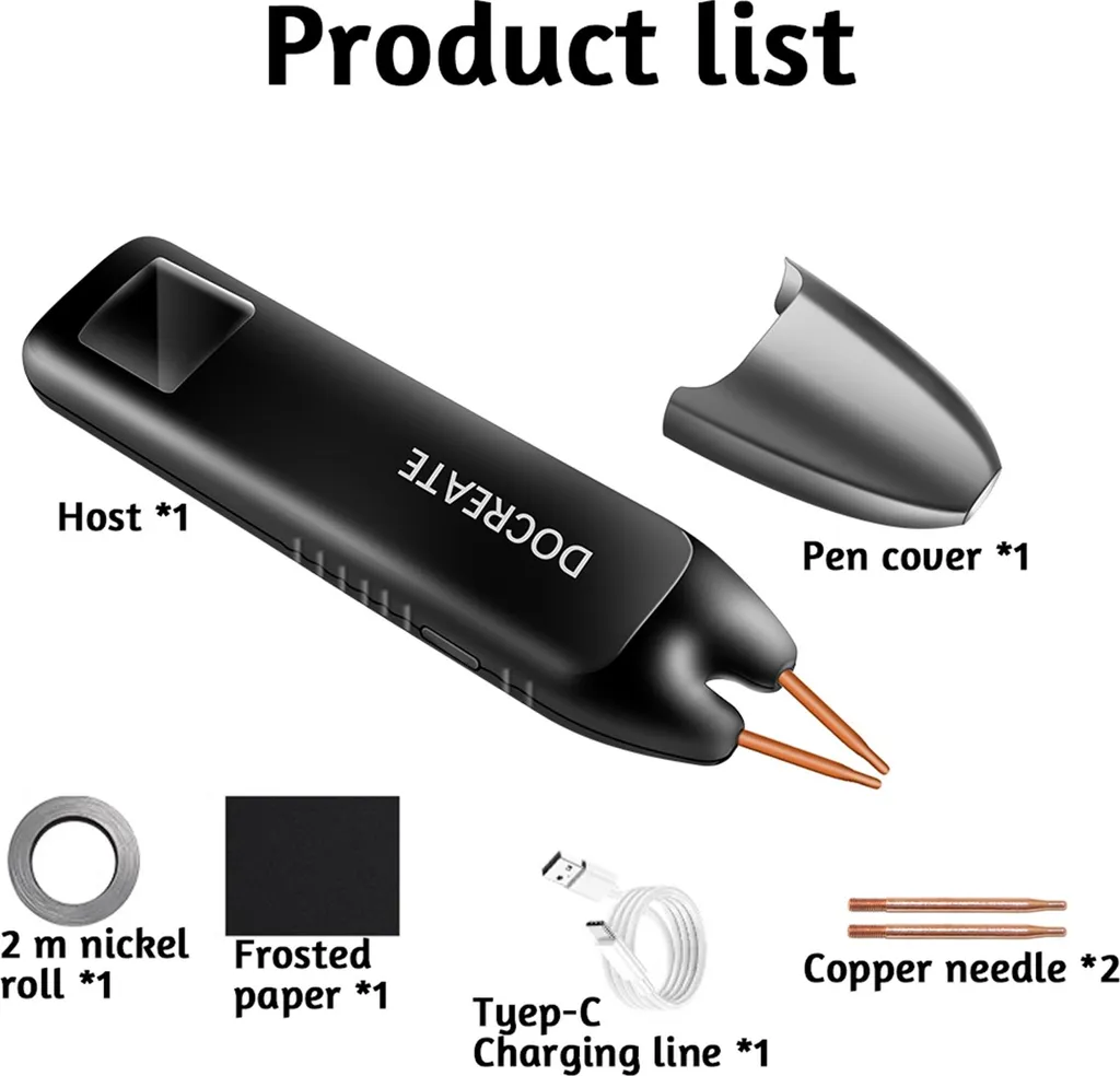 Soudeuse par points numérique LCD pour pack batterie 18650 portable - 14