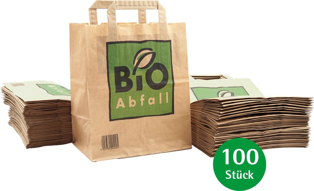 bioMat Sacchetti di carta compostabili da 8 l per rifiuti Immagine del prodotto 