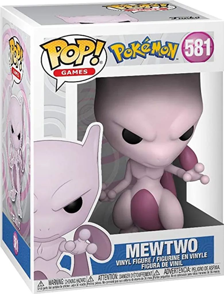 Pokemon POP! Games Vinyl Figur Mewtwo 9 cm Produktbild 8