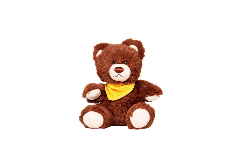Teddy Levi dunkelbraun 20cm I nicht gegliederter Teddybär I Teddy 20 cm I Bär aus Softplüsch