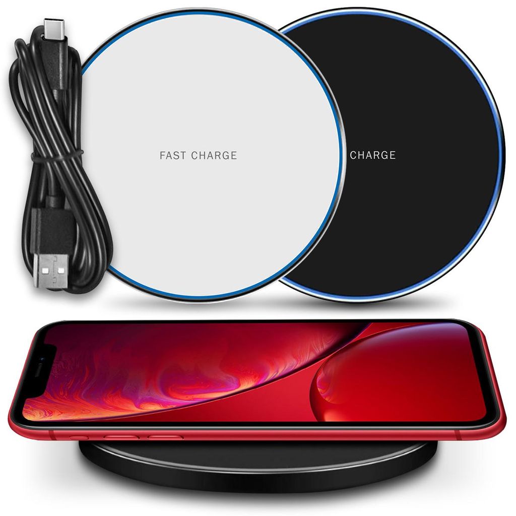 QI Fast Wireless 15W Ladestation für Apple iPhone SE 2022 Produktbild 