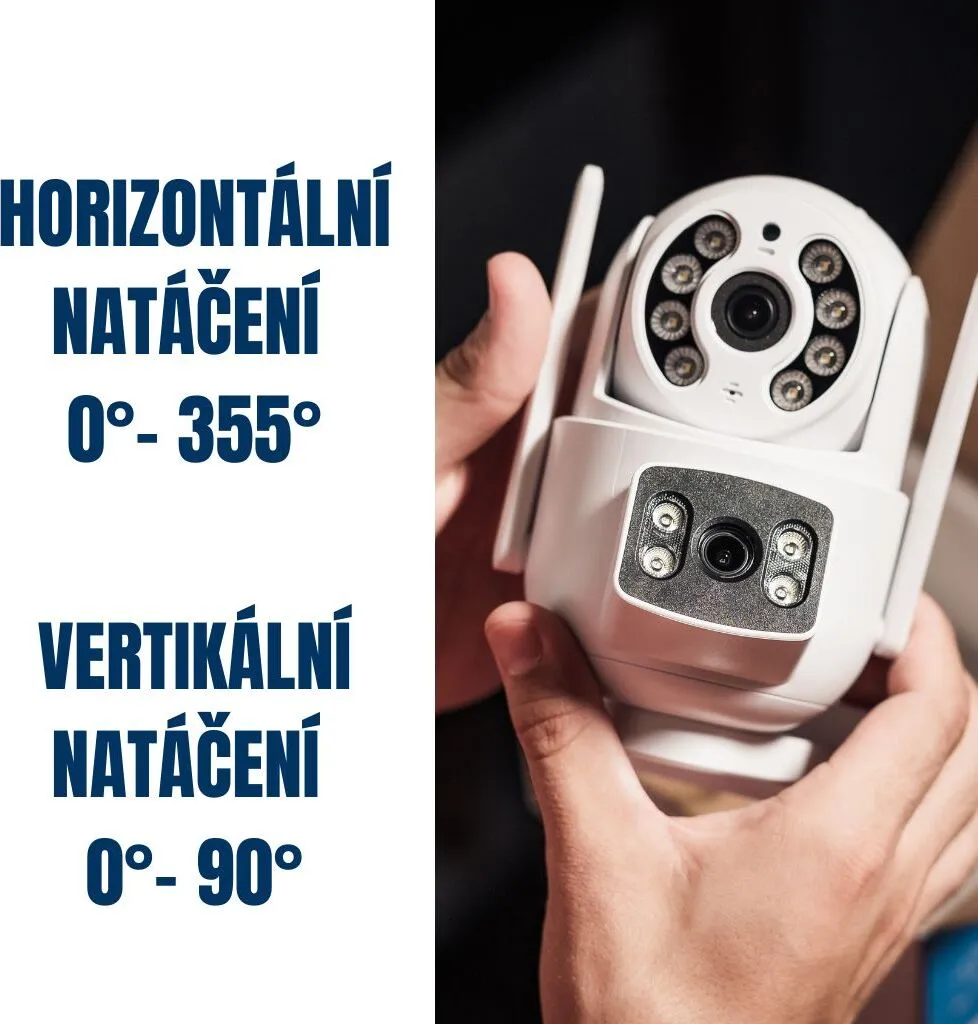 Caméra WiFi extérieure pour sécuriser votre maison BOT NA1 Double Tuya