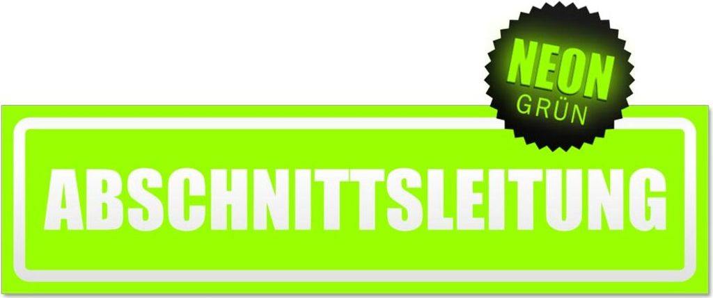 Abschnittsleitung invertiert Magnetschild Schild magnetisch