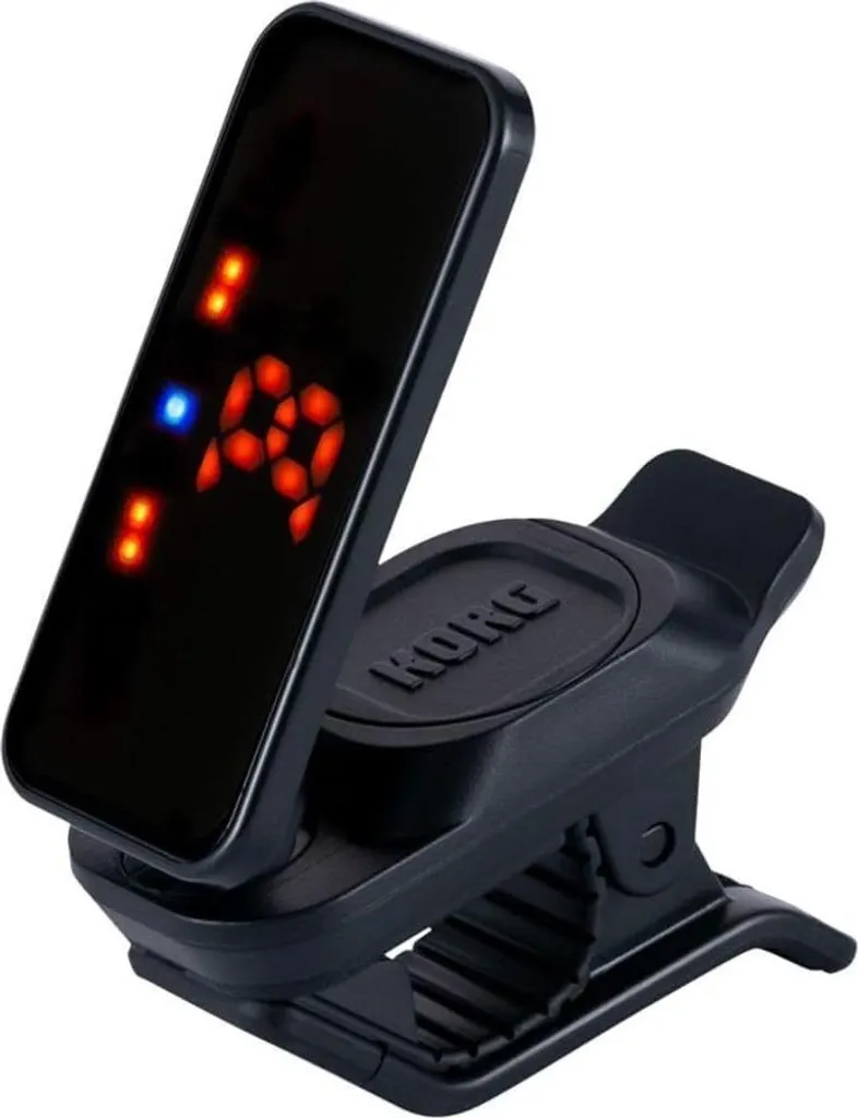 Accordeur à clip Korg Pitchclip2+ PC2+ noir pour guitare et basse pro