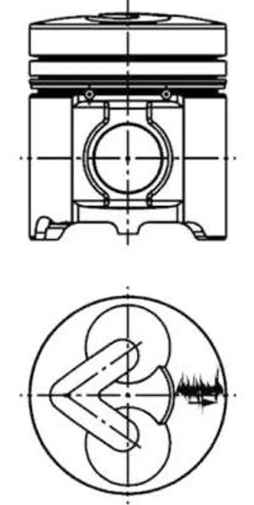 Piston KOLBENSCHMIDT 40626600 Haute Résistance compatible BMW 4238160