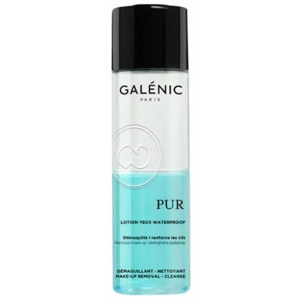 Galénic Pur Démaquillage Yeux Waterproof 125ml : Soin Biphasé Douceur