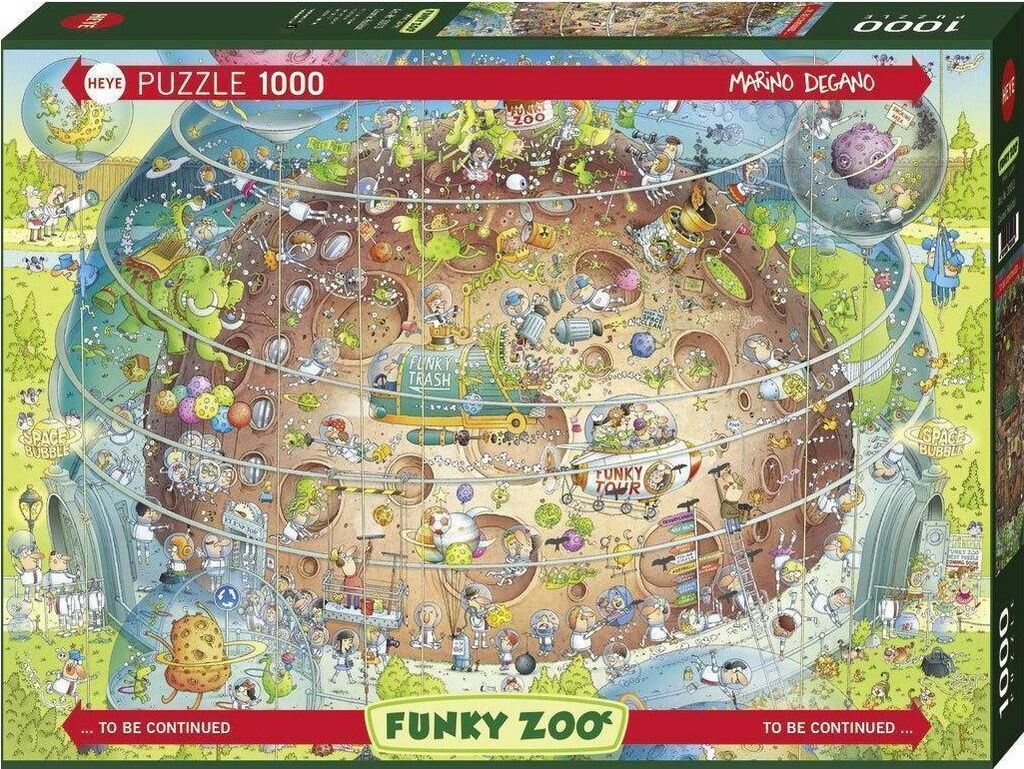 Puzzle 1000 pièces - L'habitat cosmique, Zoo de Degano Image du produit 
