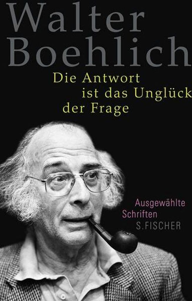 Die Antwort ist das Unglück der Frage