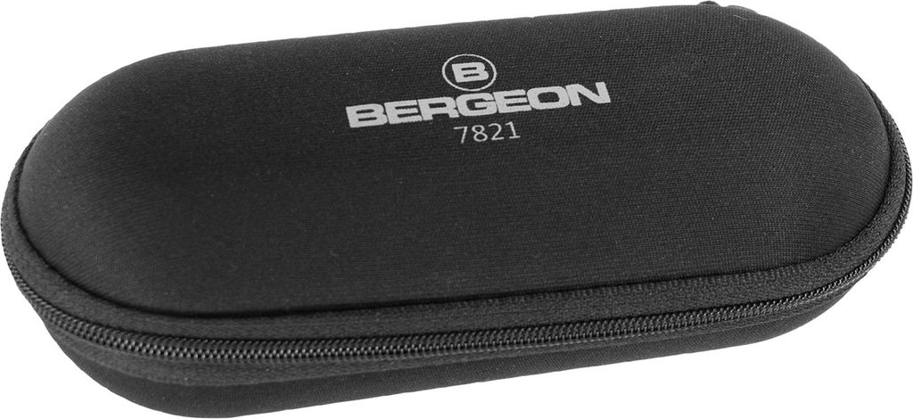 Bergeon 7821-TK1 Uhrmacher-Pflegeset, Armbandwechsel, mit Lupe, 4-teilig