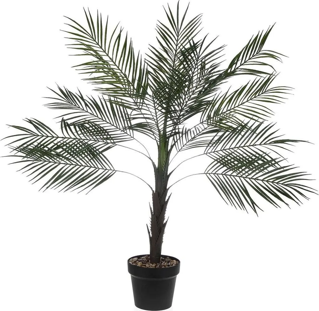 Plante artificielle verte en pot Versa plastique pour décoration salon