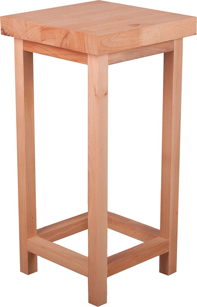 Blumenständer "MARCO" aus Massivholz in Kernbuche. Abmessungen (BxHxT) 30x60x30 cm
