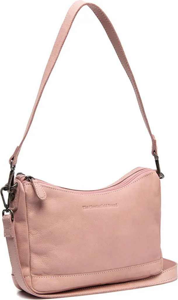 Borsa Irving Chesterfield Brand Pelle Rosa Salmone - Tracolla Donna