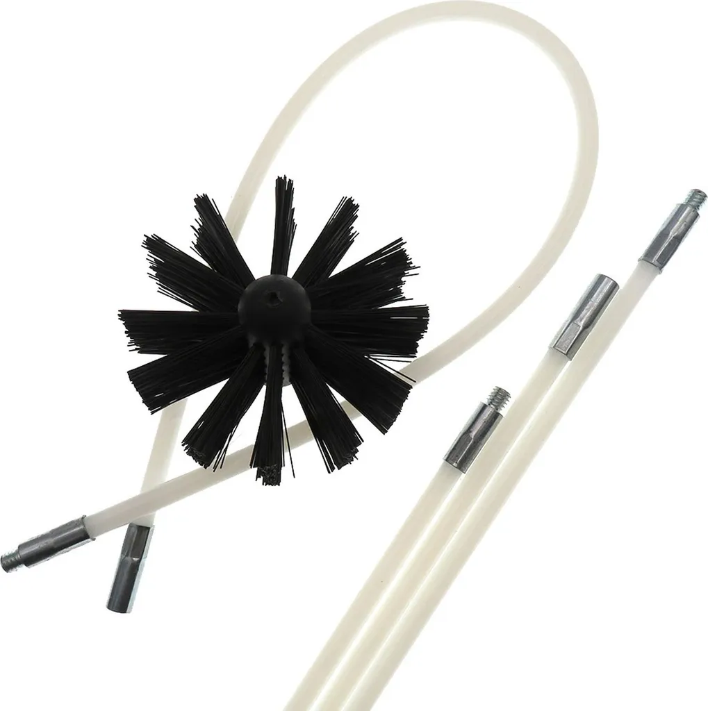 Éliminez les obstructions de cheminée avec ce kit brosse rotative 33pcs - 8