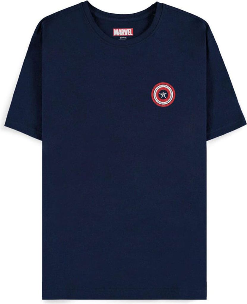 Captain America T-Shirt Herren Brave New World - Captain America - Wings navy S