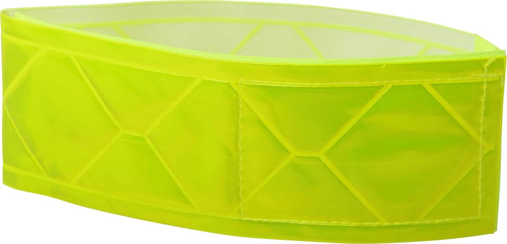 Nastro riflettente giallo neon con chiusura a velcro Immagine del prodotto 