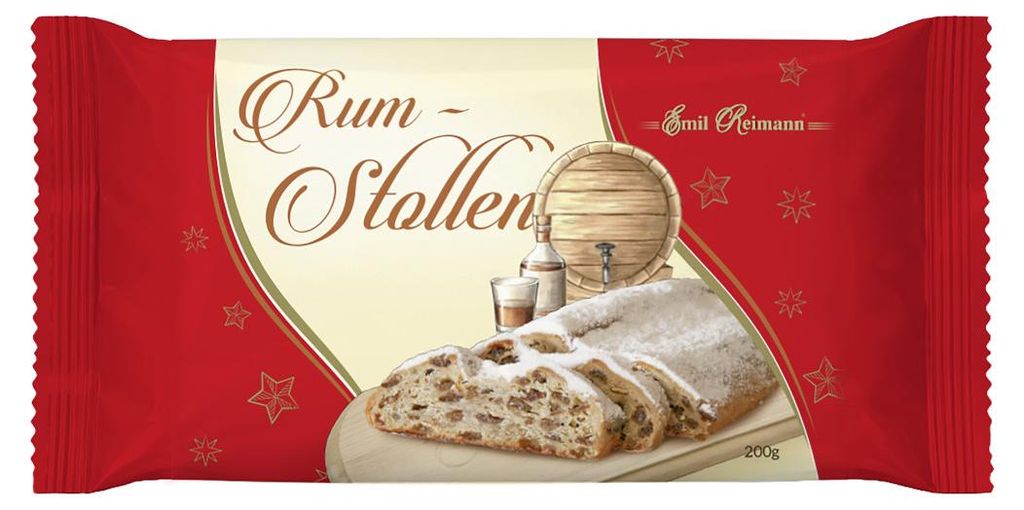 Emil Reimann, vánoční chléb "Rumstollen", tradiční recept, Obrázek produktu 