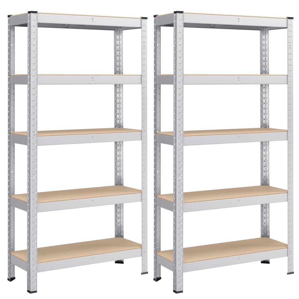pĚTIPATROVÝ OCELOVÝ REGÁL DO GARÁŽE, KŮLNY, NOSNOST 650 KG, Obrázek produktu 