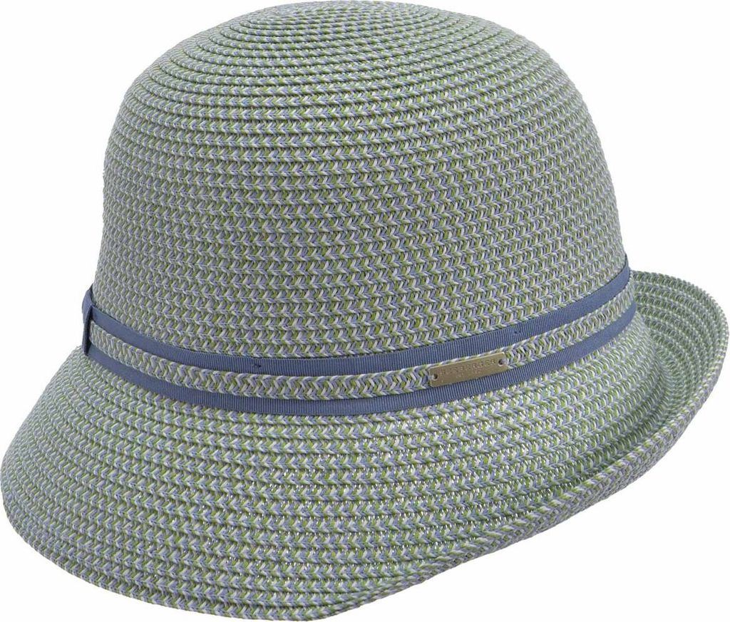 Seeberger knautschbare asymmetrische Glocke mit UV Schutz 30, blau, Gr. M