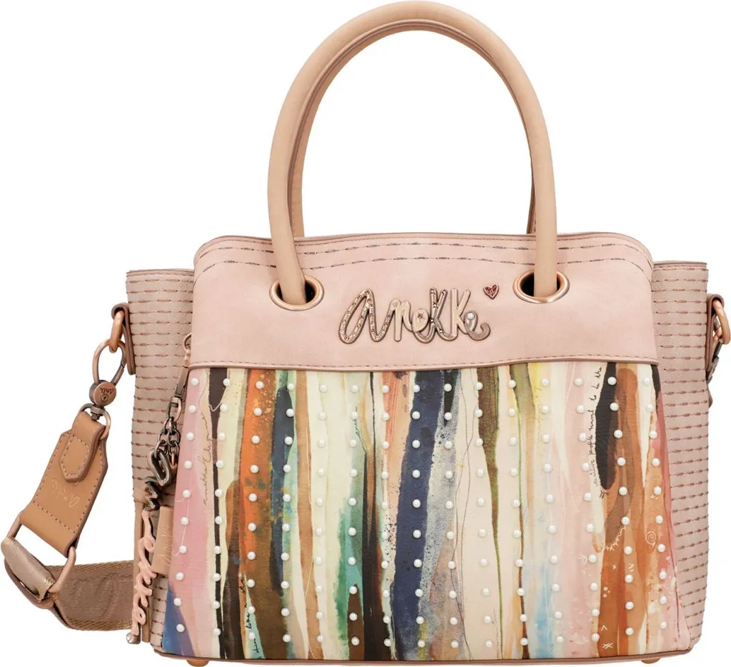 Anekke borsetta borsa a tracolla Hollywood Studio Short Handle Bag Nude multicolore