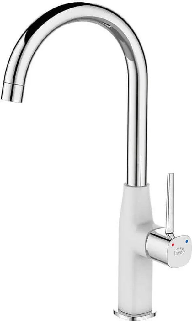 Miscelatore Cucina Bianco Bocca a U Design - Rubinetto Lavello Moderno