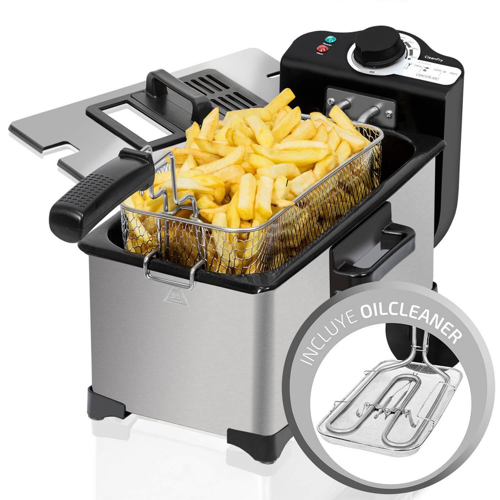 Cecotec 02716, Fritteuse, 3 l, 1 kg, 190 °C, Einzelbild, Produktbild 