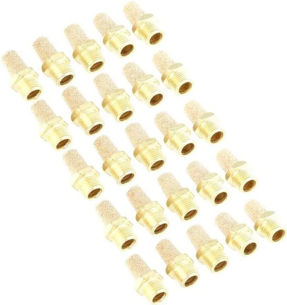Électrovanne pneumatique silencieuse G1/8 avec filtre à air durable