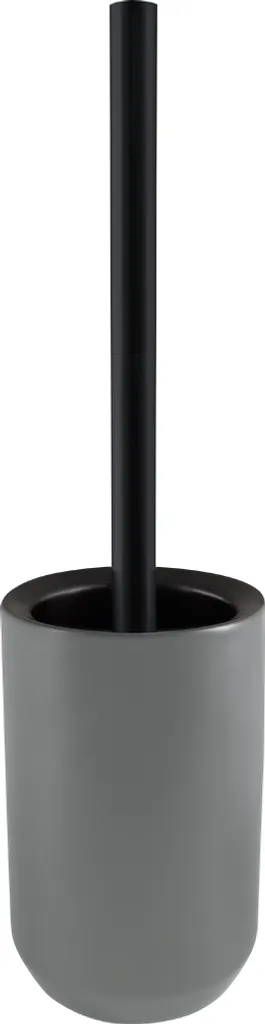 Portascopino Design Spirella Jaro: Grigio Nero in Terracotta 11cm