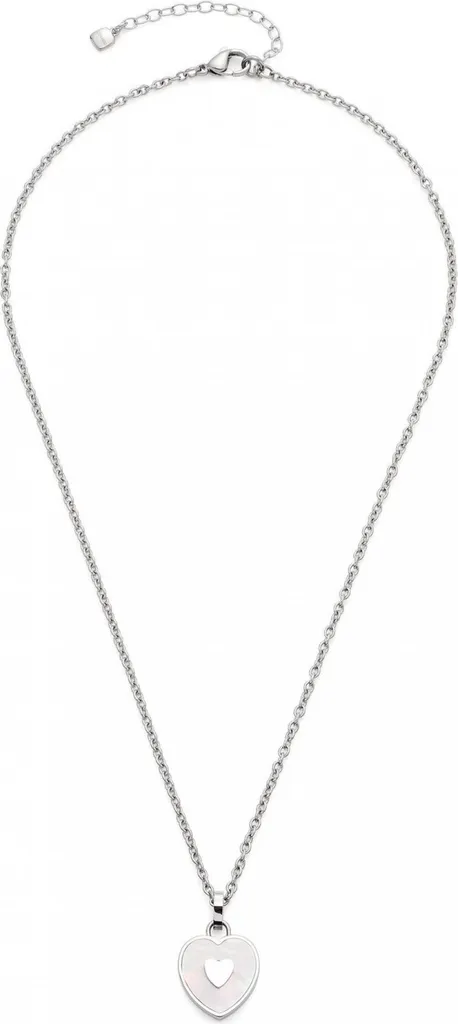 Collier Eviva Leonardo Jewels 019651 en acier et nacre pour femme