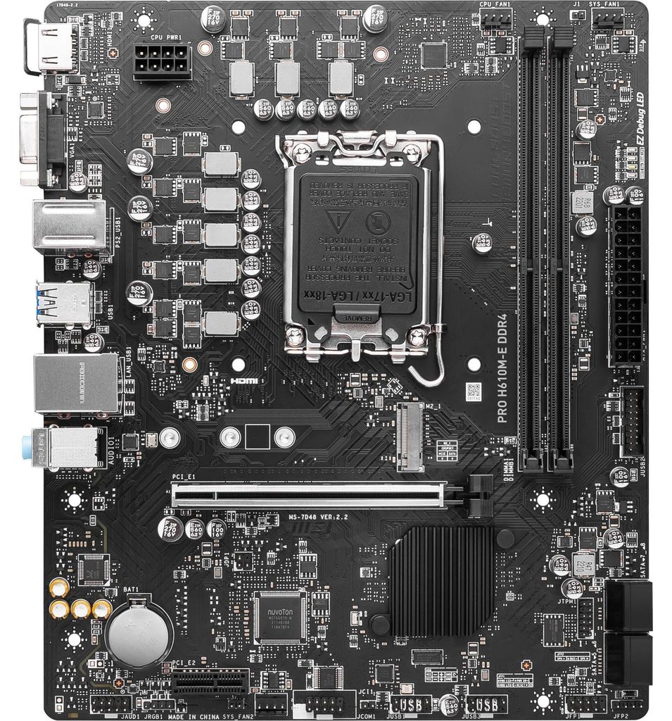Msi H610M-E Pro Ddr4 (1700) (D) Produktbild 
