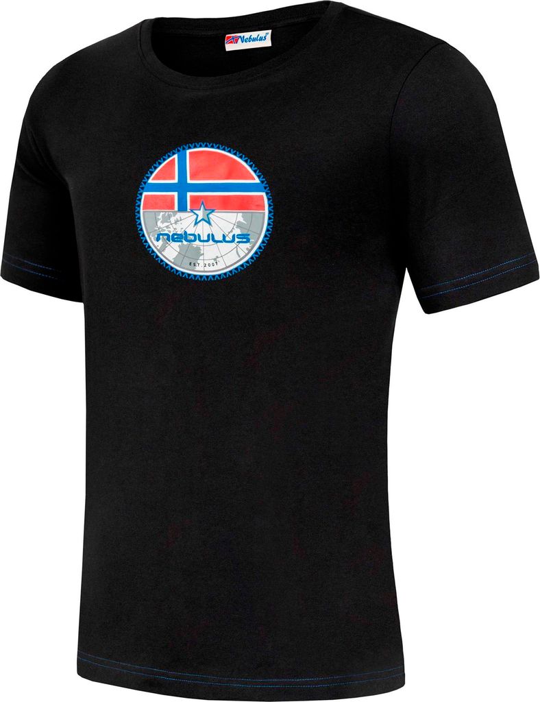 Nebulus T-Shirt TWOZERO Herren, Shirt, T-Shirt , Rundhals-Ausschnitt , P6350 - Herren, schwarz, XL