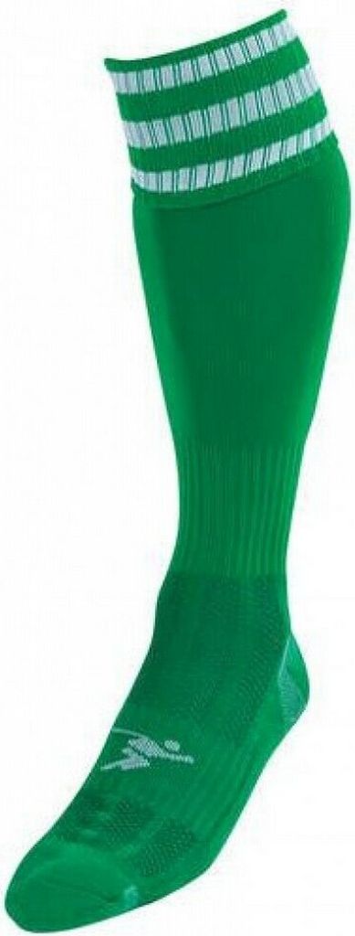 Precision - "Pro" Fußballsocken für Kinder RD161 (31 EU - 34 EU) (Grün/Weiß)