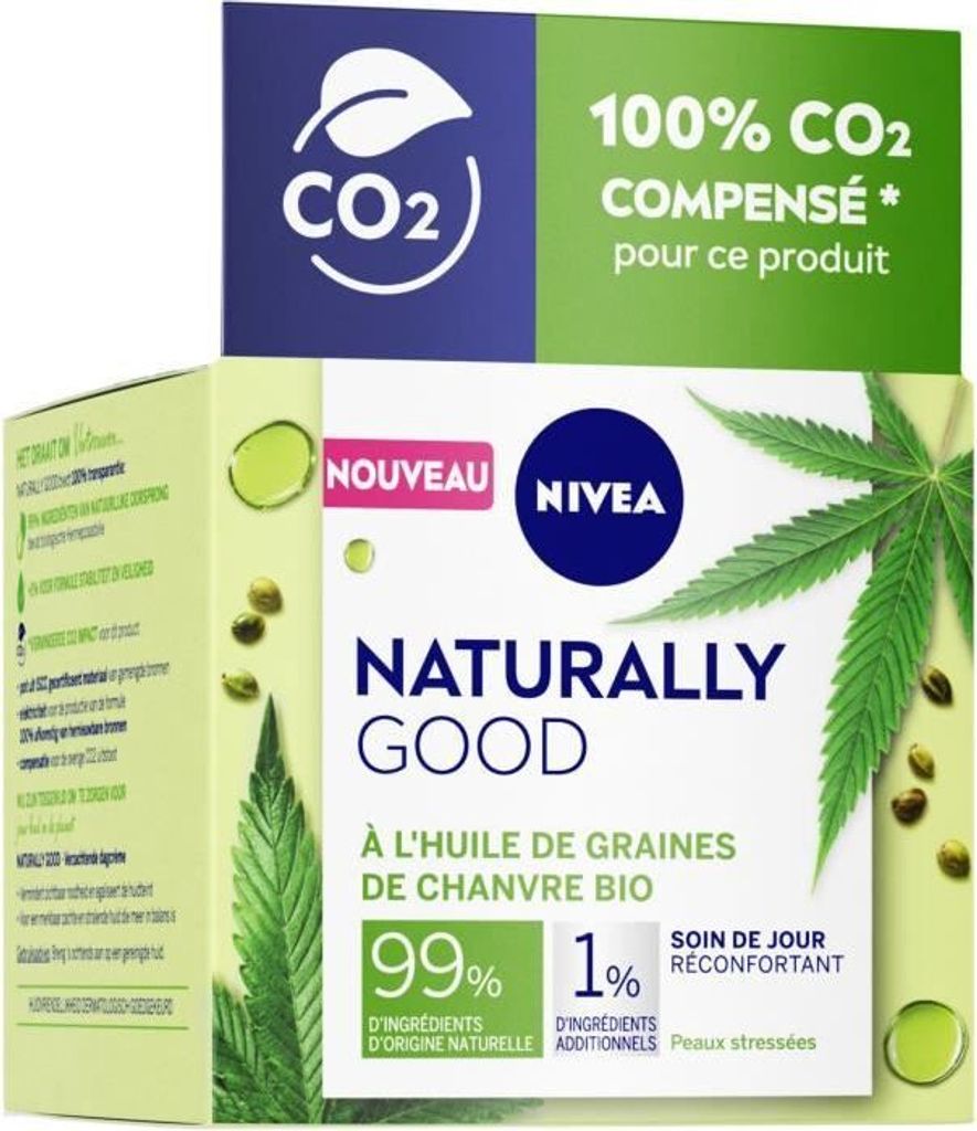 NIVEA Natürlich Gut - Dagcrème - Bio-Hanfsamenöl - 50 ml