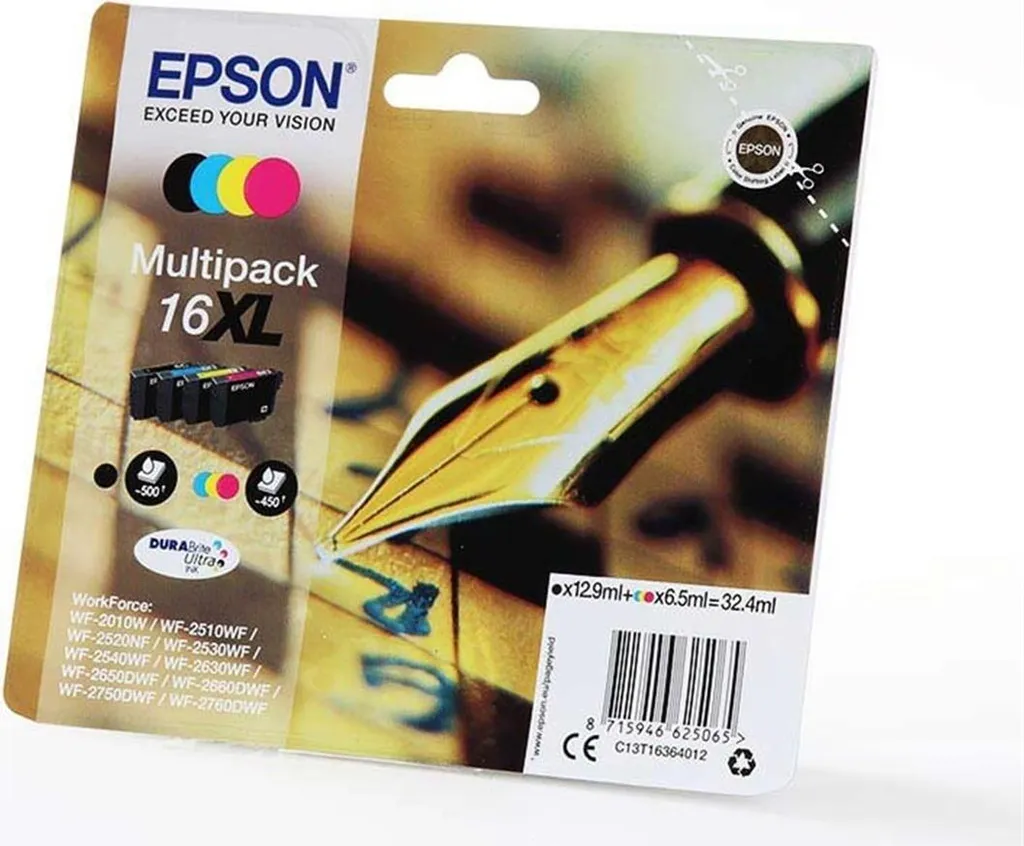 Epson T1636 XL Multipack : Évitez les Bavures et Imprimez Plus Longtemps - 12