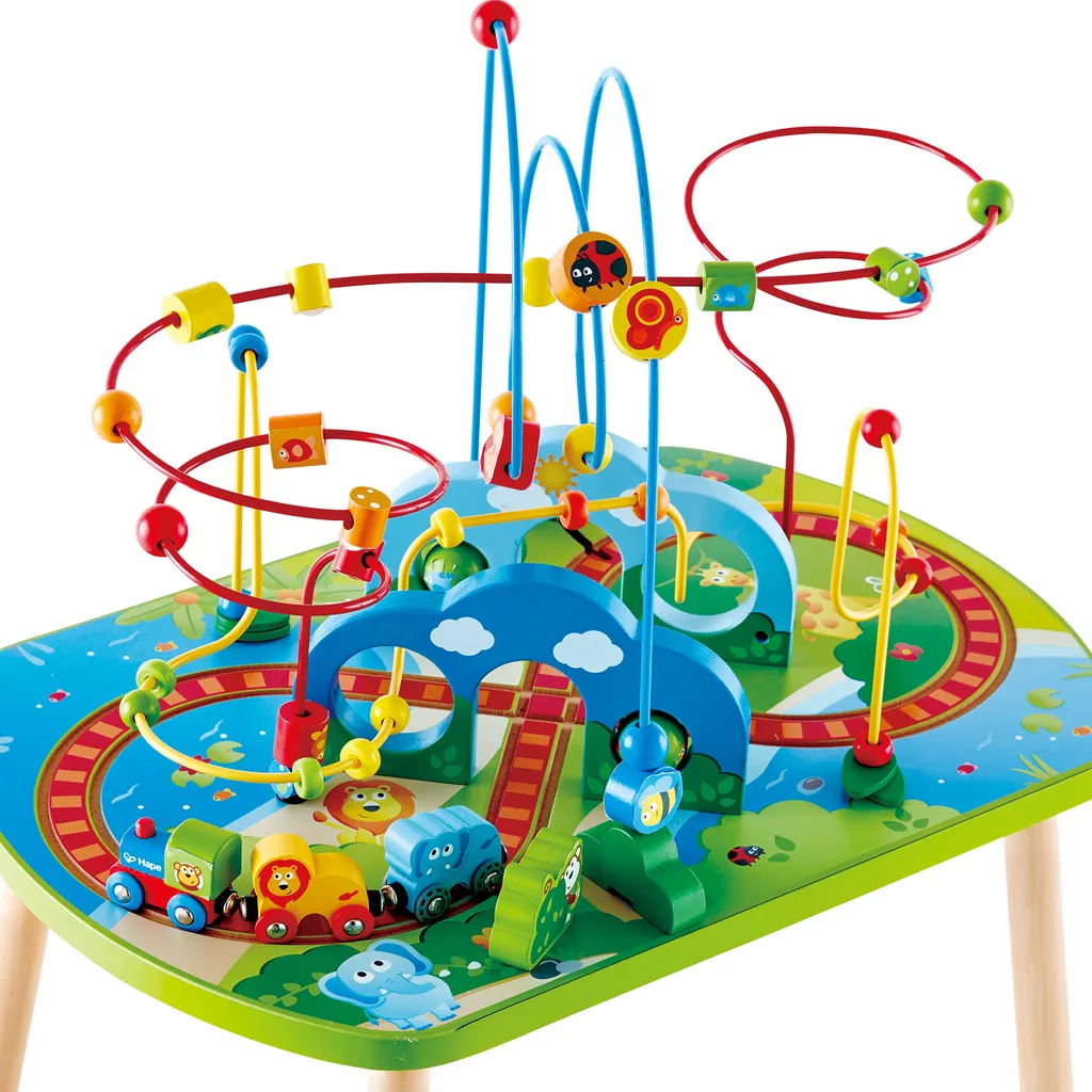 Table de chemin de fer Hape Jungle Adventure - Circuit de train bois