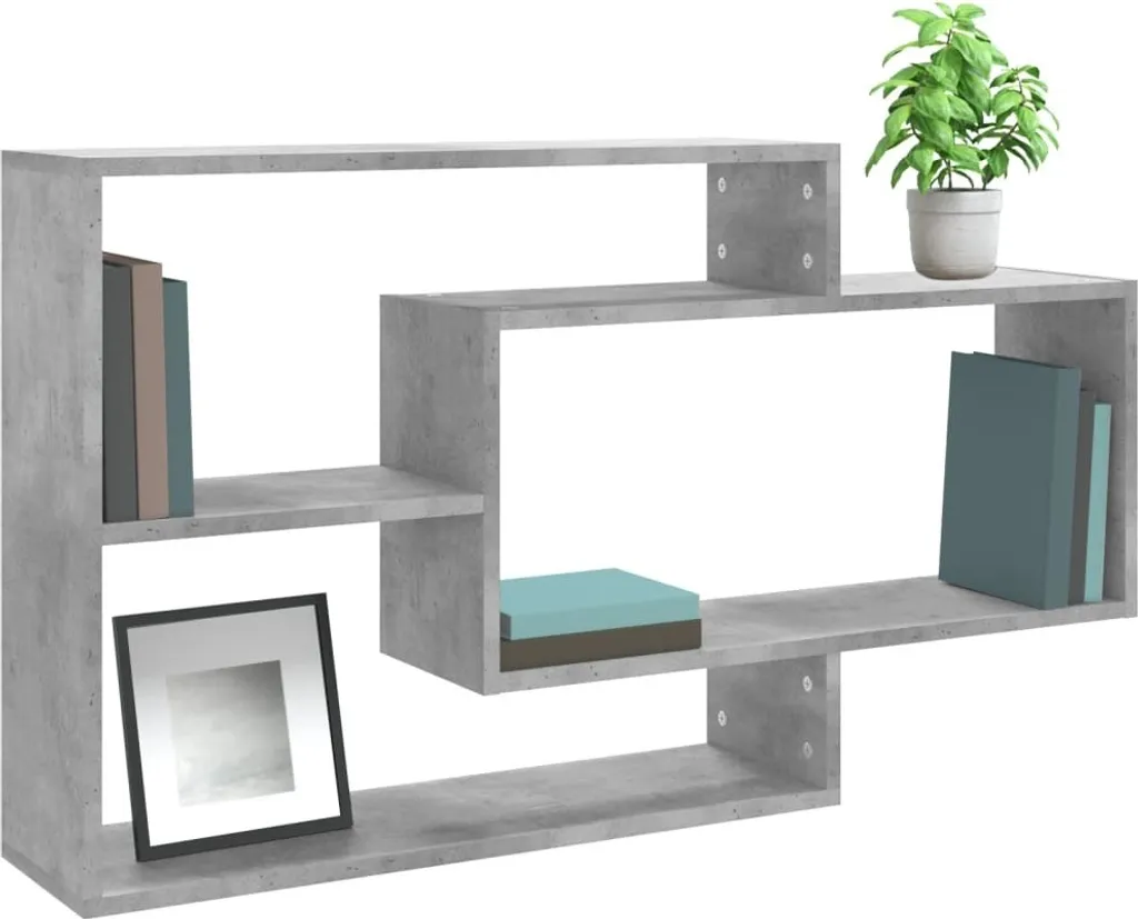 Maison Exclusive Mensole Arredo Grigio Cemento 104cm - Atmosfera Casa - 3