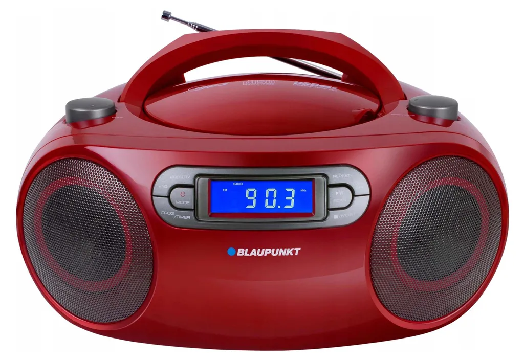 Blaupunkt BB18BK Lecteur CD Portable Noir avec Radio FM et Port USB