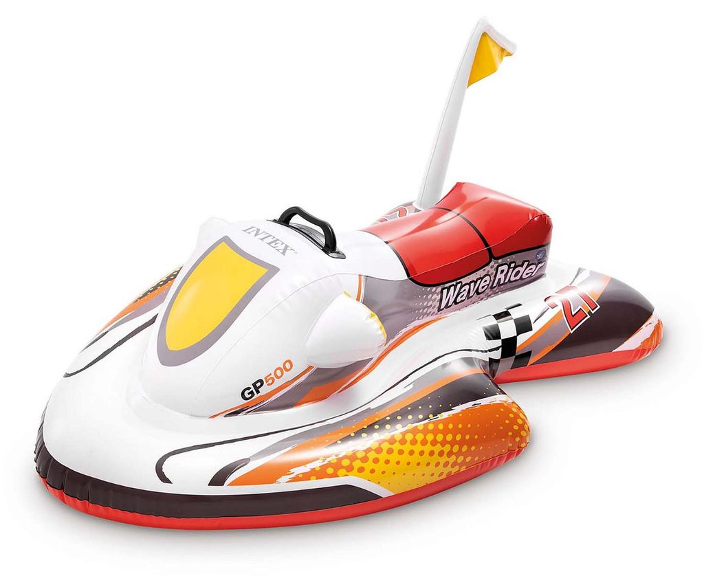 INTEX 57520 Opblaasbare waterscooter 117 x 77 cm, oranje Productafbeelding 