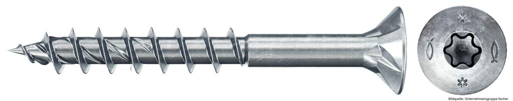 fischer Spanplattenschraube PowerFast, FPF II CTP 3,5 x 30 Produktbild 