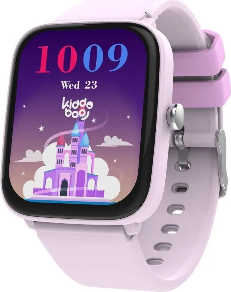 Smartwatch Kidoboo Rose avec podomètre et jeux pour bébé - Version 019 Lite C2