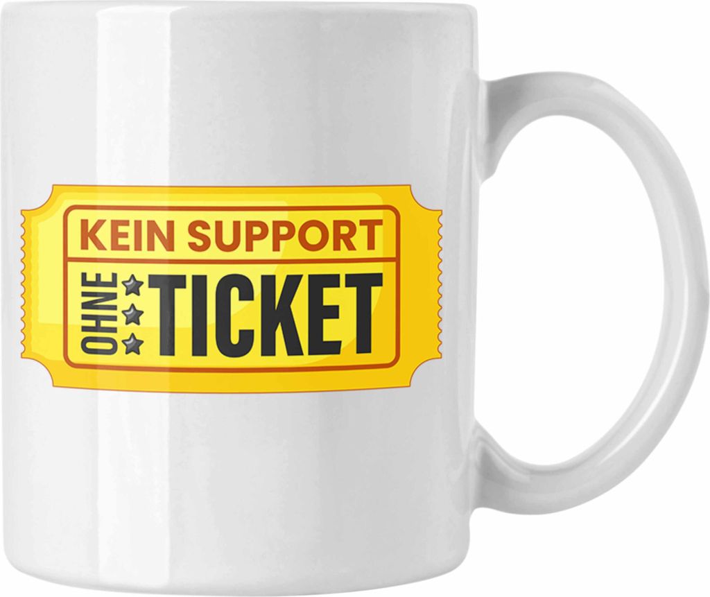 Trendation - Systemadministrator Admin Kundensupport Tasse Geschenk IT Support Dev Ops (Weiß)