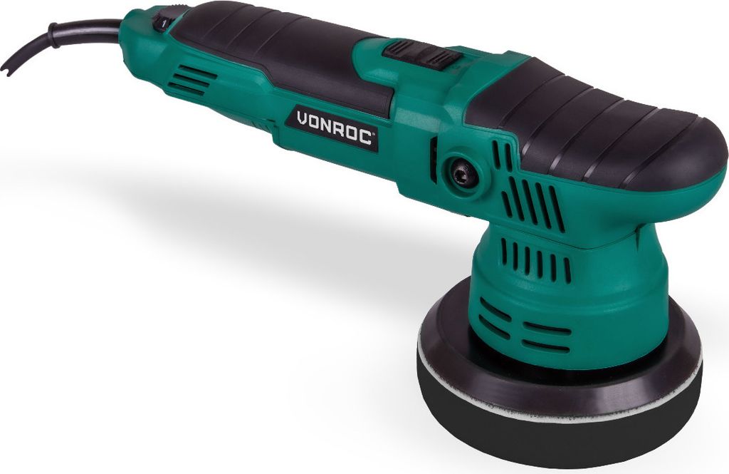 Vonroc Exzenter Poliermaschine Auto Set elektrisch - Auto Produktbild 