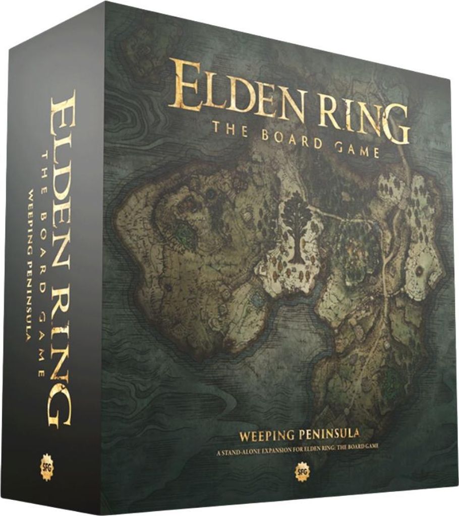 A box for the Elden Ring: The Board Game, Weeping Peninsula expansion.